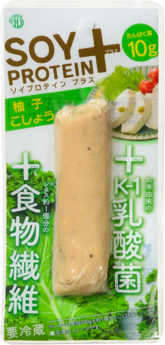 SOY PROTEIN+柚子こしょう(バータイプ)| ソイプラ【冷蔵】