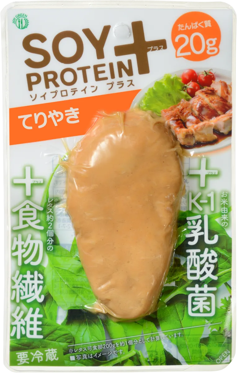 SOY PROTEIN+てりやき(ブロックタイプ)| ソイプラ【冷蔵】