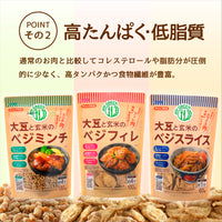 大豆と玄米のベジミート